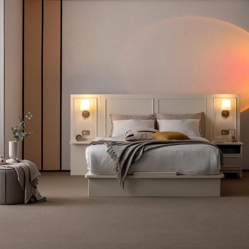파익스3 프렌치 호텔식 LED Q/K 겸용 침대